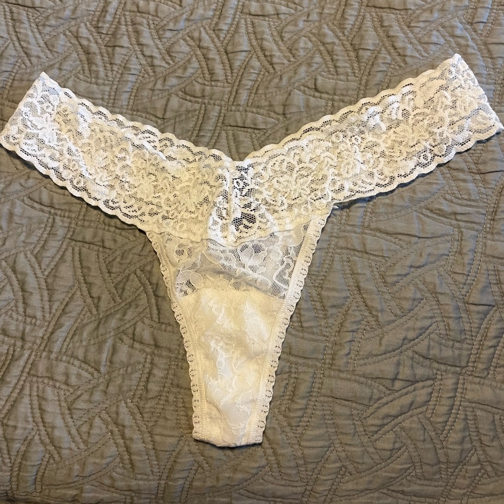 Victoria’s Secret thong white one size fits all underwear